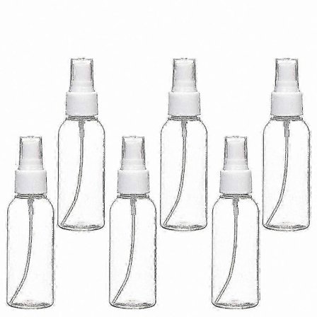 30-pakning klare mini sprayflasker, 30 ml gjenfyllbare fine tåkebeholdere for reise og hjemmebruk