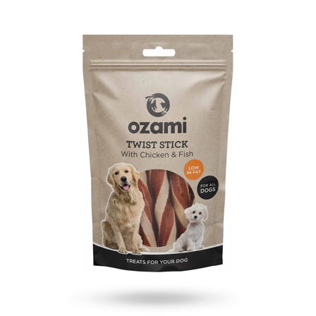 Ozami - Ozami Chicken Twist Stick 100g - Matskål, hundgodis & tuggisar
