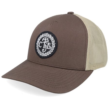 CTH Ericson - Brown - trucker - Cap - Logo Cap Brown/Khaki A-Frame Trucker - Hatstore