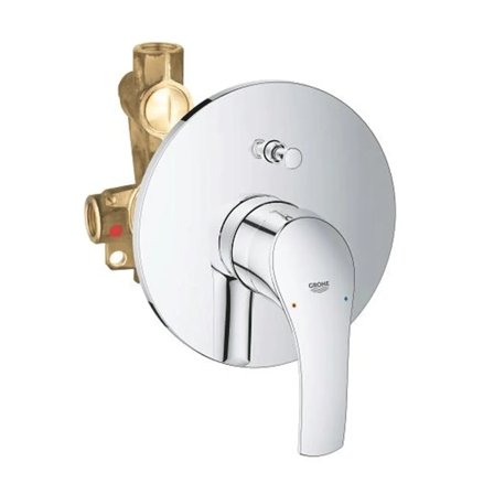 Miscelatore vasca-doccia Grohe Eurosmart monocomando con deviatore ad incasso