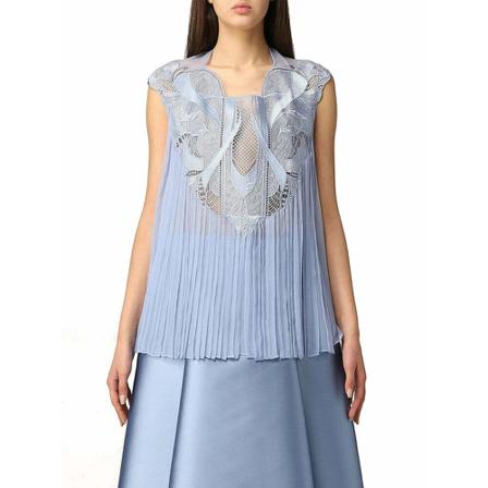 Alberta Ferretti Sleeveless Tops Blå, Dame