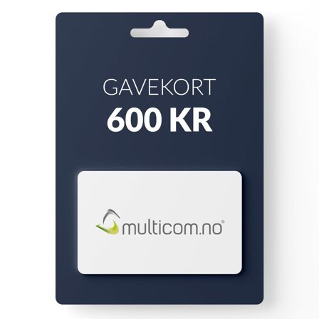Gavekort pålydende kr 600,-