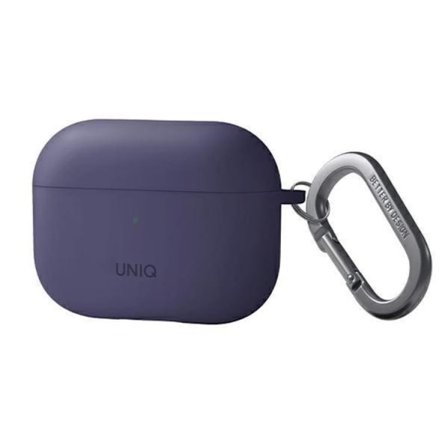 UNIQ AirPods Pro 2 Skal Nexo Silikon med Ear Hooks - Fig Lila