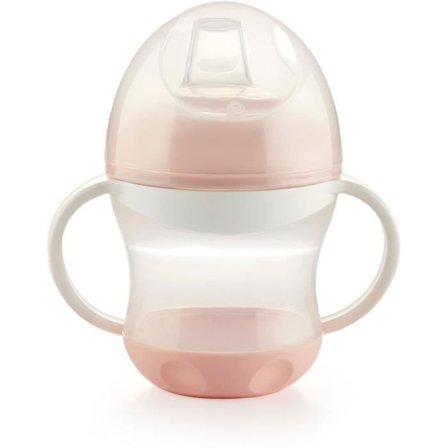 THERMOBABY Läcksäker kopp + lock - Puderrosa