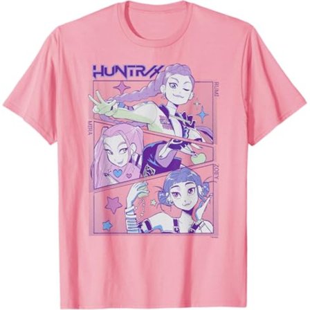 K-Pop Demon Hunters T-shirt til voksne eller børn, forældre-barn pakke