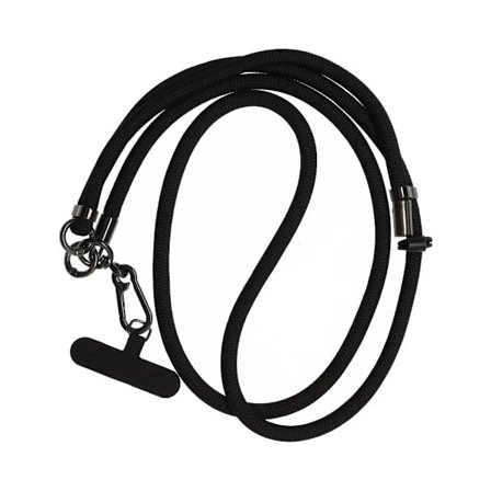Adjustable lanyard Universal phone case lanyard 0.8mm Black