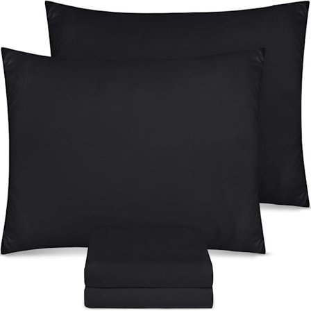 Tyynyliina 4 kpl - Vakiokoko 50x75 cm - 100% harjattua mikrokuitutyynyliinaa kirjekuorikiinnityksellä - Rypistymättömät, haalistumattomat ja tahroja 