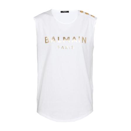 Balmain TOP Hvid, Dame