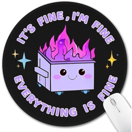 220x2mm Hauska Hiirimatto Pöydälle, Ihastuttava Toimiston Koriste Naiselle, Pieni Hiirimatto Liukumattoman Kumialustan Kanssa, Tämä On Hyvä Ro