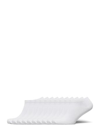 Decoy Sneaker Sock 10-Pk Lingerie Socks Footies/Ankle Socks Hvid Decoy