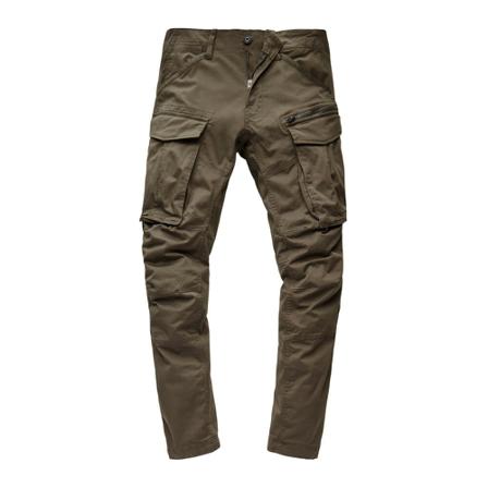 G-star, Jeans- GS Straight Tapered Indigo Aged Groen, Heren, Maat:W31 L32,Katoen