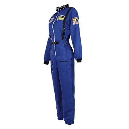 Astronaut Costume Space Suit For Adult Cosplay Costumes Zipper Halloween Costume Couple Flight Jumpsuit Plus Size Uniform -a