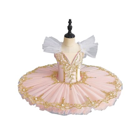 Pige Ballet Leotard med Stift Tutu Camisole Skørt