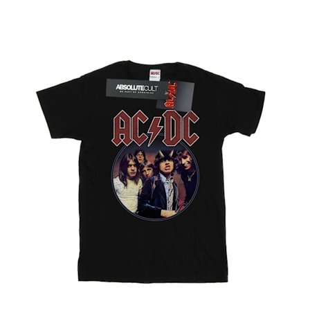 AC/DC Boys Highway To Hell Circle T-Shirt 7-8 år Svart