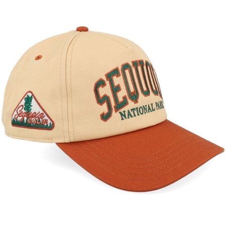 American Needle - Beige adjustable Keps - Sequoia Np Roscoe Beige/Orange A-Frame Adjustable @ Hatstore