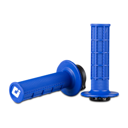 Mânere ODI Half Waffle Lock-On albastru