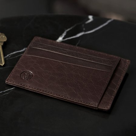 Montreal Brown RFID Leather Card Holder for Men - Card Holders