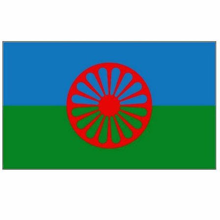 90x150cm Romafana for romaer Polyester 60x90cm Tilpasset flag til dekoration 90 x 150cm