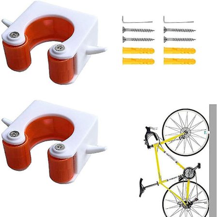 Mini cykelvægbeslag, cykelparkeringsspænde, vægmonteret opbevaringsstativ til hjemmet, cykel