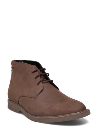 Atticuslthigtx Semskede Boots Snøresko Brun Clarks
