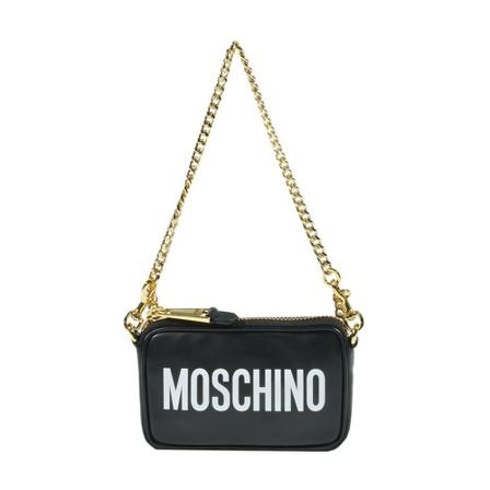 Moschino Shoulder Tas , Zwart , Dames , Maat: ONE Size