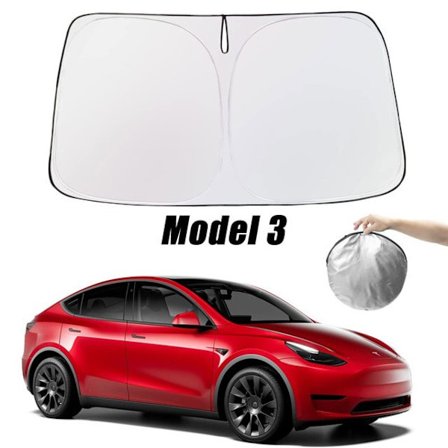 Tesla tuulilasi aurinkosuoja taitettava etuikkuna aurinkovarjosuoja cover mallille Y malli 3