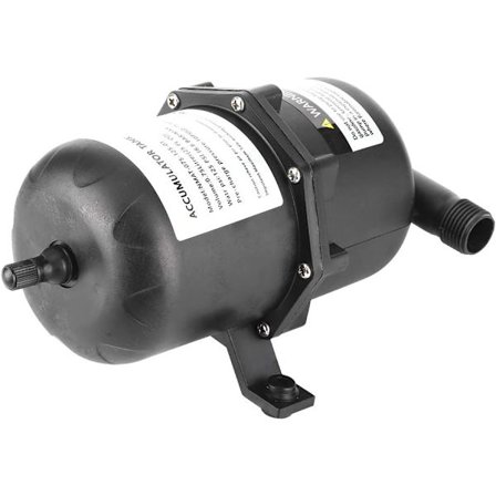 Akumulatortank, trykktank, vannpumpe, strømningskontroll, 0,75 L, 125 PSI, vanntett for marin RV-båt