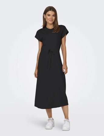 ONLY Onlmay Life S/S Midi Dress Box Jrs - Black - S