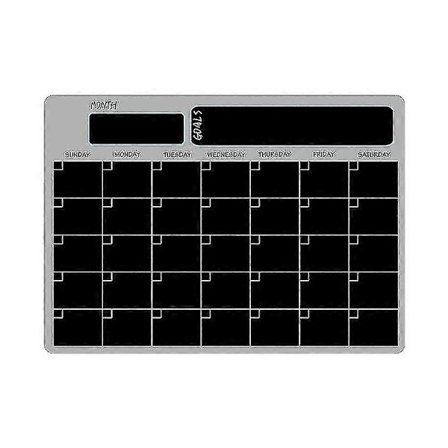 Magnetisk Kalender Whiteboard Veckovis Månadsvis Kalender Planerare Kylskåp Whiteboard