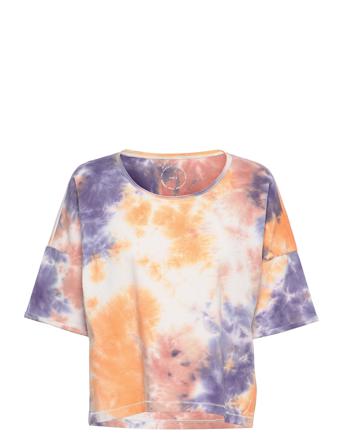 Onlzoey Blue Tie Dye Ss Tee Qyt Wvn Patterned ONLY