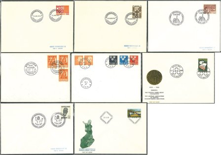 Norden - Samling af FDC'er i 10 album