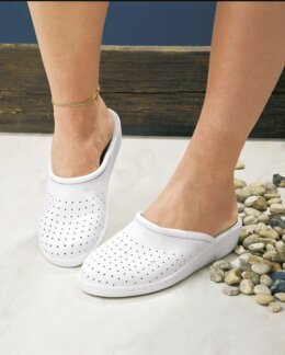 Helsetøffel Hvit - 45 - Åshild