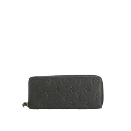 Louis Vuitton Vintage, Pre-owned Leather wallets Zwart, unisex, Maat:ONE Size