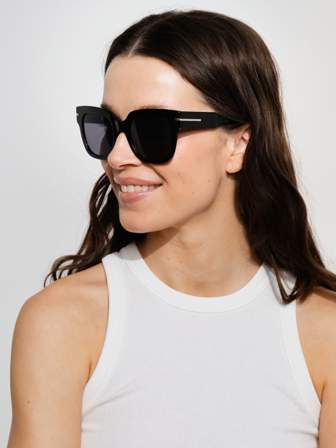 MATCH - Chiara solbriller - Donna - Str. ONESIZE - Dame - Tilbehør - Svart - Acetat