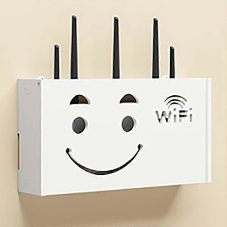 2025 Senaste Modell Router Box, Trådlös Router Box Router Hylla Trådlös Router