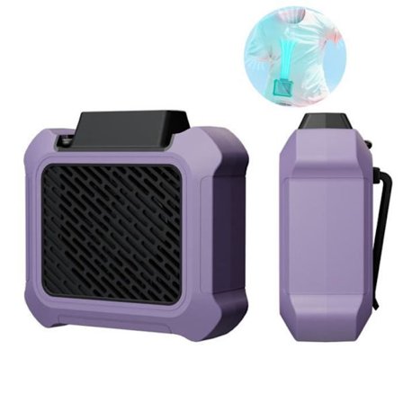 Hängande fläkt - TD - Bärbar - 6000 mAh - Lila - Camping