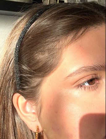 Pipol's Bazaar Sia Diadema Glitter Black - Black - ONE SIZE