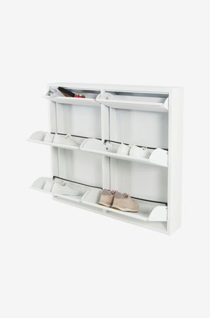 Spinder Design - Skoskåp Billy 6 - Vit - Skoskåp - Från Homeroom