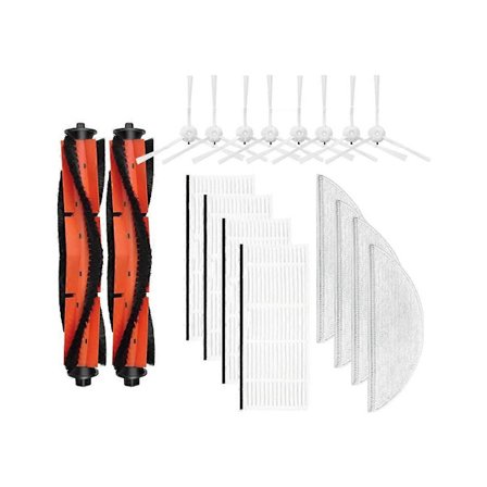 Til R1 / R1 Pro robotstøvsuger, reservedele, hovedbørste, sidebørste, HEPA-filter, moppe