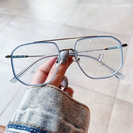 Anti-Blue Light Lasit Ylisuuret silmälasit BLUE BLUE