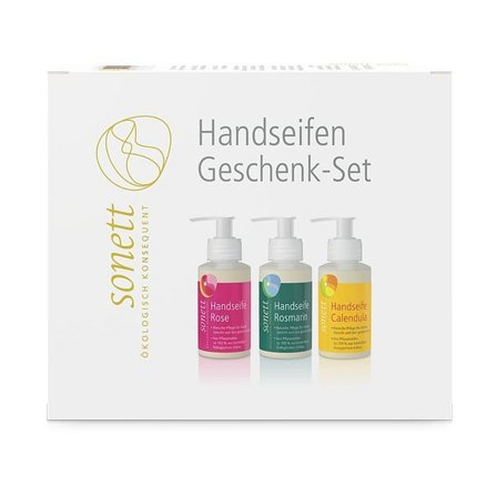 Sonett Håndsæbe gavesæt 3 x 120 ml, Skincare, Håndpleje, Håndsæbe