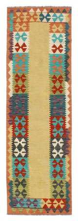 Koberec Kelim Afghán Old Style 86X298 Běhoun (Vlna, Afghánistán)