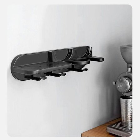 54mm Flydende Væg Hylder Sparer Plads, Kaffe Station Organizer, Multi-Purpose Værktøjer til Kaffe, Kaffe Filter Holder