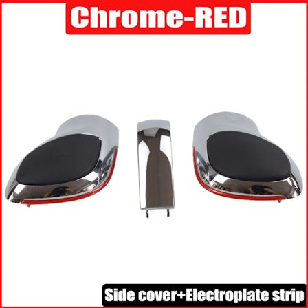 Röd/Blå Bil Växelspak Knopp Spak Krom Matt För VW Golf 6 7 R GTI Passat B7 B8 CC R20 Jetta MK6 GLI DSG Kåpa Emblem-Alternativ 11