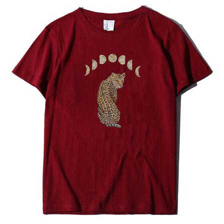 T-shirt Med Printed För Damer Med Print