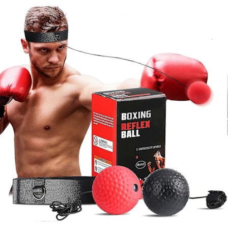 Nyrkkeily Refleksi Harjoituspallot, Nopeus Fitness Pallo Säädettävällä Pääpannalla