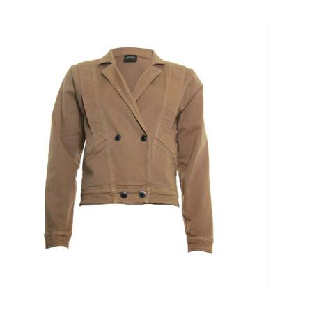 Poools denim Jacket , Bruin , Dames , Maat: M