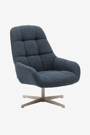 Kave Home - Fåtölj - jaspe - Blå - Fåtöljer - Från Homeroom