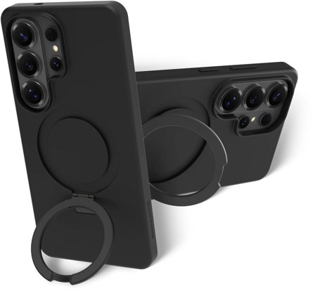 dbramante1928-Galaxy S26 Ultra - Iceland Ultra D3O Qi2 Kick - Black-Slitesterkt deksel med stativ til Galaxy S26 Ultra-Telecom accessories-Deksel til 