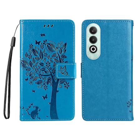 KT Imprinting Flower Series-3 For OnePlus Nord CE4 5G Lommebokveske Tre Mønster Telefonstativ Deksel